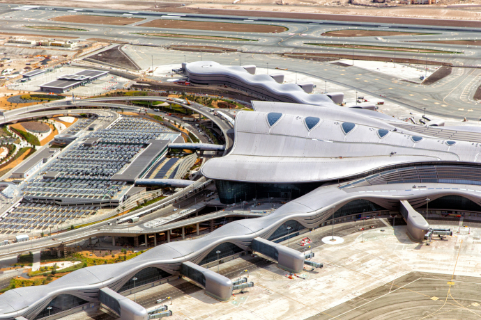 Abu Dhabi Airport has a newly open terminal: Terminal A. 
